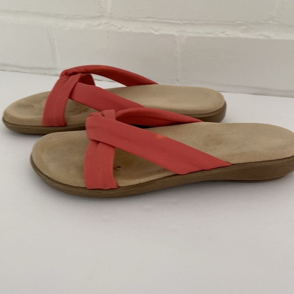 Womens Coral Hawaii Island Handmade Slip-On Casual Sandal Slipper Size 7